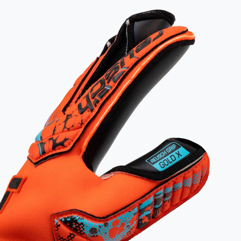 Rękawice bramkarskie Reusch Attrakt Gold X Evolution Cut bright red/future blue/black 3