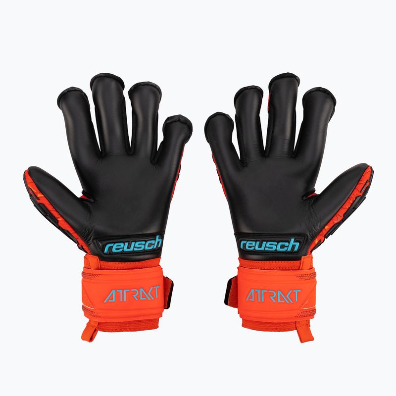 Rękawice bramkarskie Reusch Attrakt Freegel Gold Evolution Cut bright red/future blue/black 2