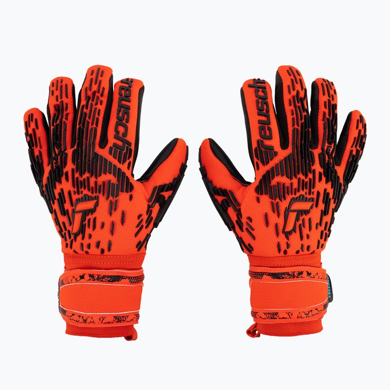 Rękawice bramkarskie Reusch Attrakt Freegel Silver bright red/future blue/black