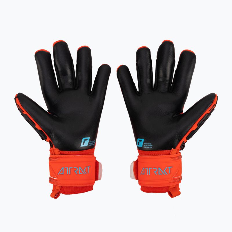 Rękawice bramkarskie Reusch Attrakt Freegel Silver bright red/future blue/black 2