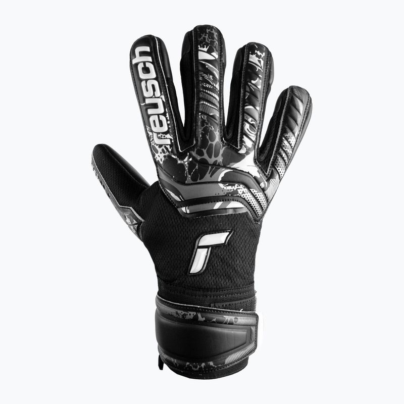 Rękawice bramkarskie Reusch Attrakt Infinity Finger Support black 4
