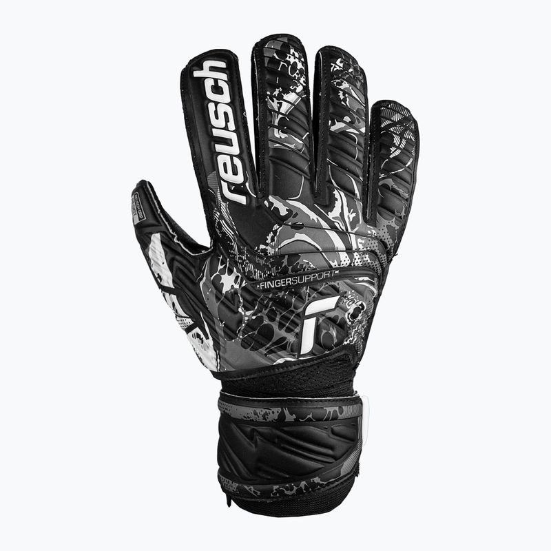 Rękawice bramkarskie Reusch Attrakt Resist Finger Support black 4