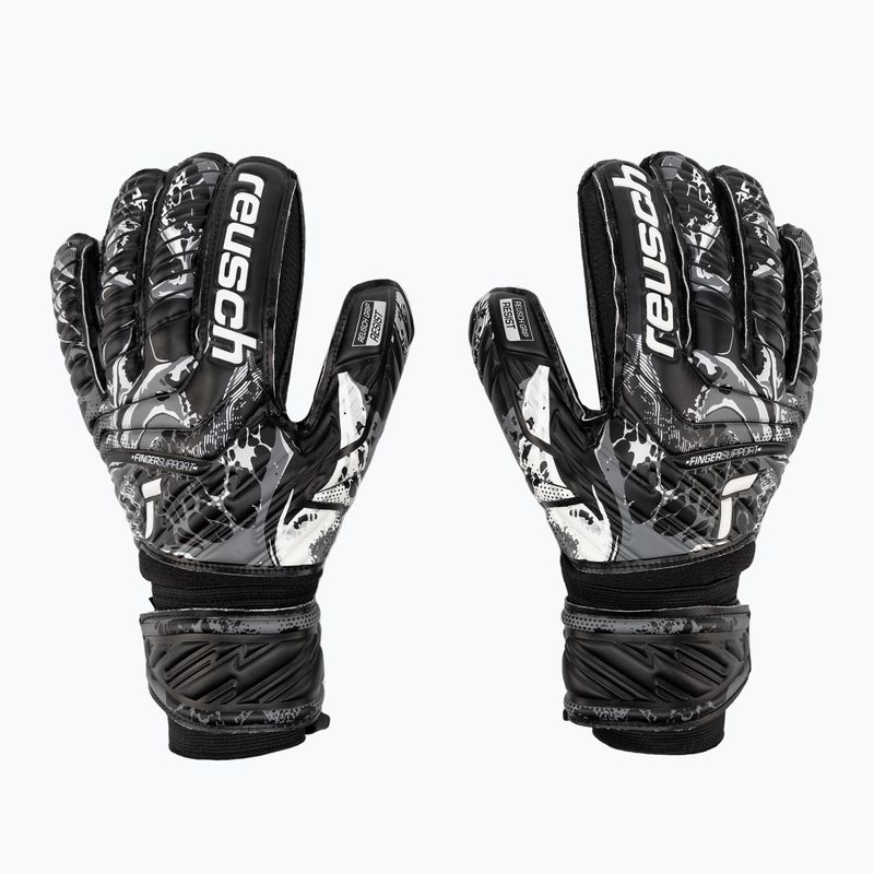 Rękawice bramkarskie Reusch Attrakt Resist Finger Support black