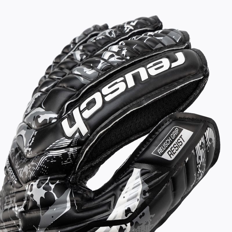 Rękawice bramkarskie Reusch Attrakt Resist Finger Support black 3
