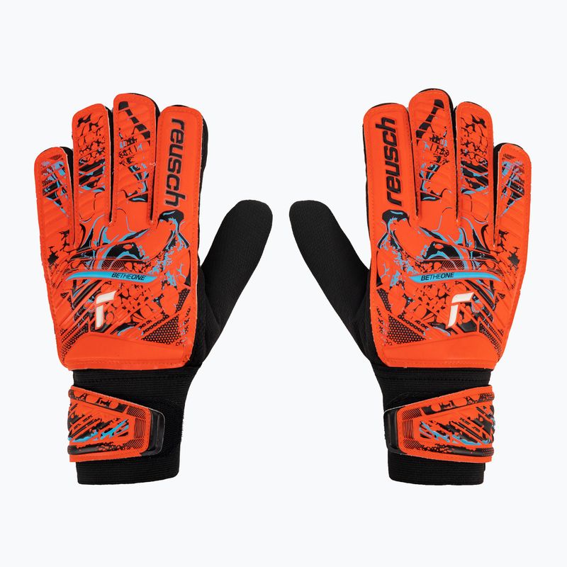 Rękawice bramkarskie Reusch Attrakt Starter Solid bright red/future blue