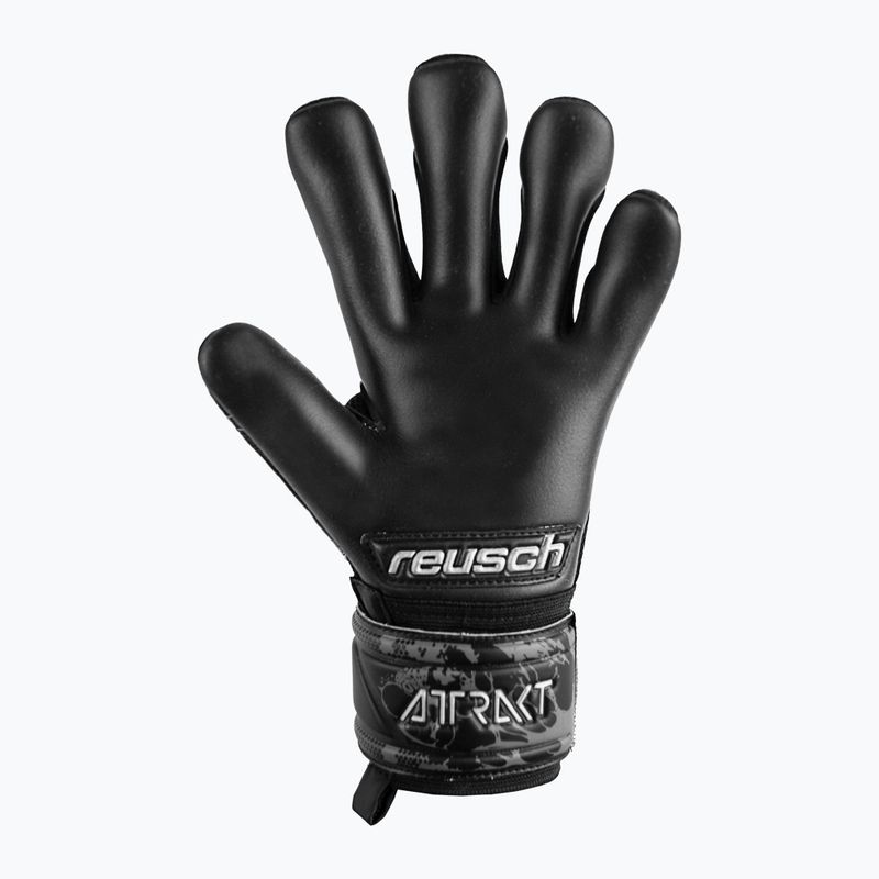Rękawice bramkarskie dziecięce Reusch Attrakt Infinity Finger Support black 5