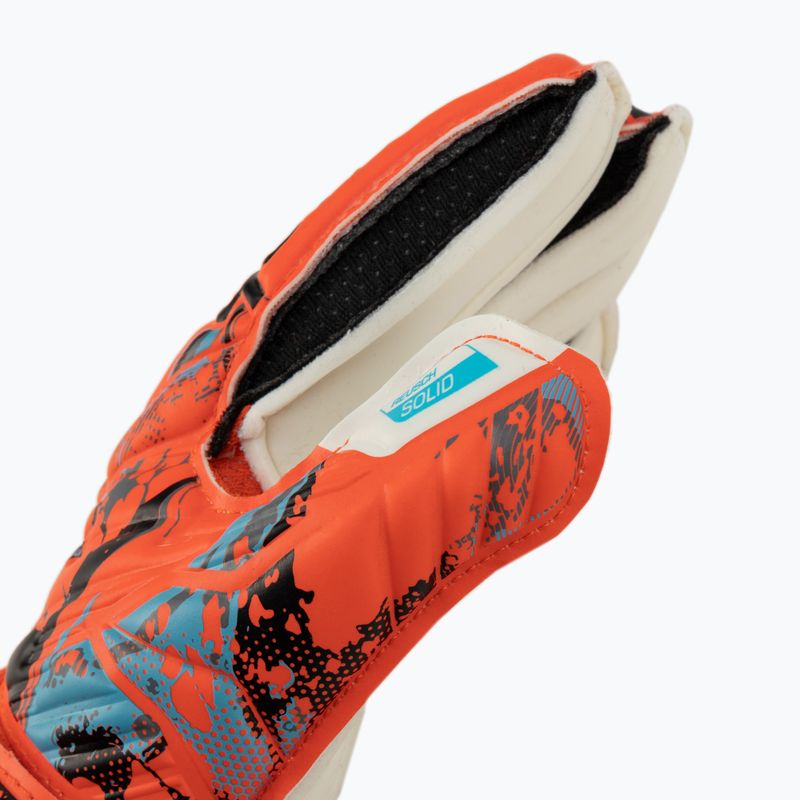Rękawice bramkarskie dziecięce Reusch Attrakt Solid Finger Support bright red/future blue 3