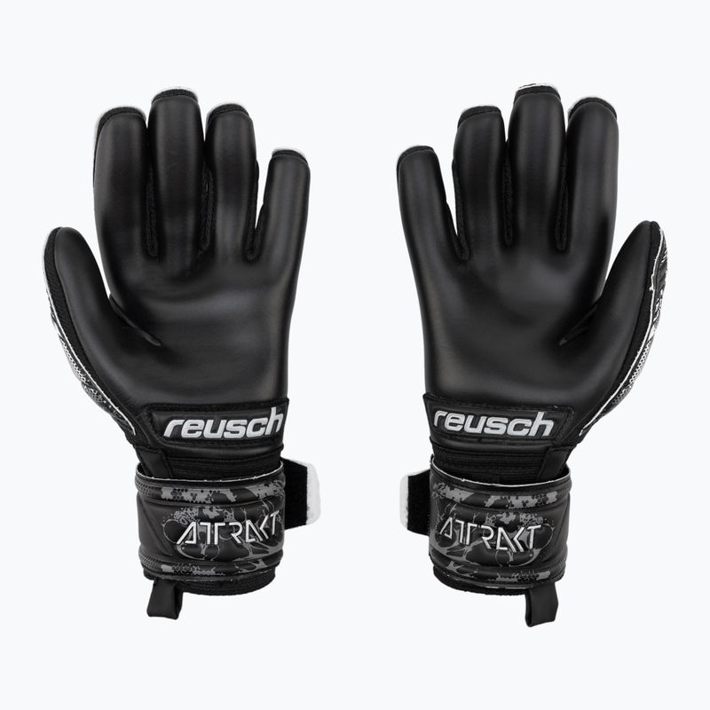 Rękawice bramkarskie dziecięce Reusch Attrakt Infinity black 2