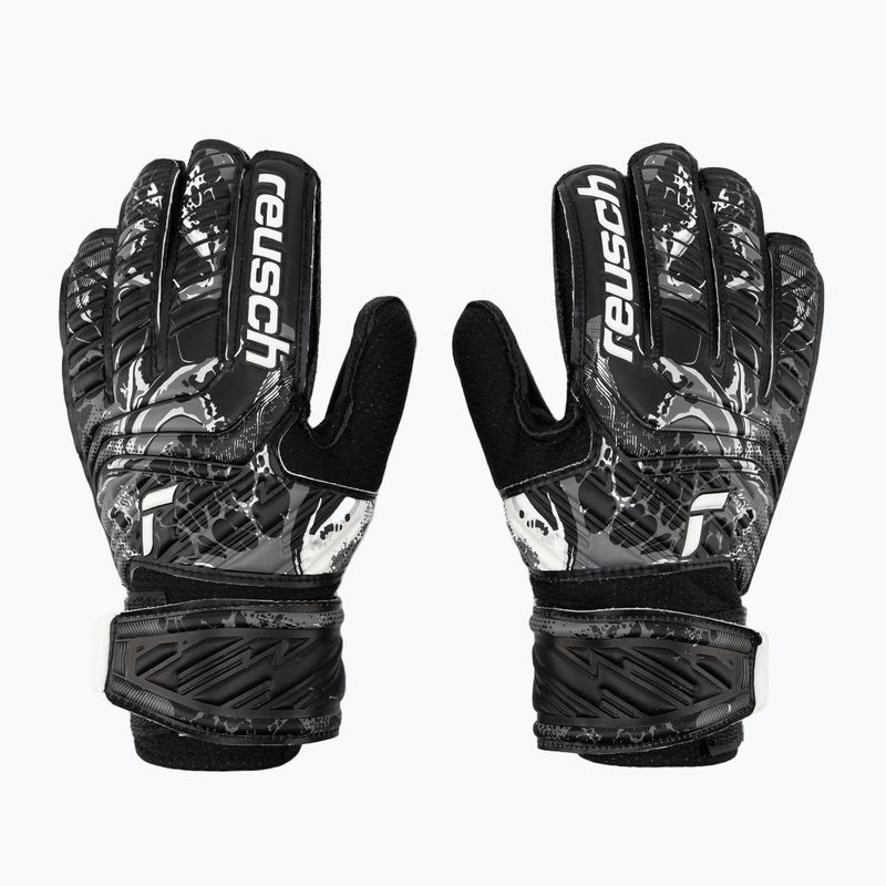 Rękawice bramkarskie dziecięce Reusch Attrakt Solid black