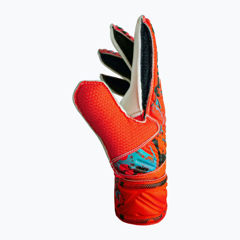 Rękawice bramkarskie dziecięce Reusch Attrakt Solid bright red/future blue 6