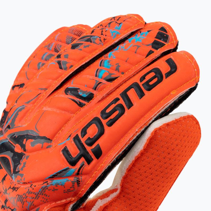 Rękawice bramkarskie dziecięce Reusch Attrakt Solid bright red/future blue 3