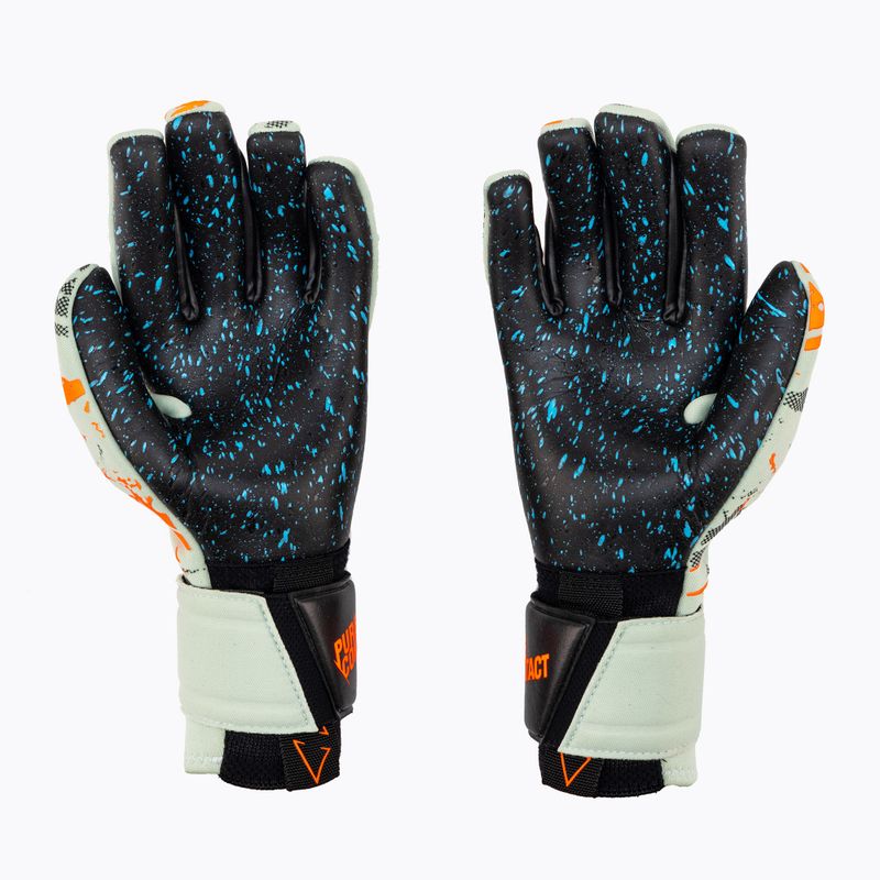 Rękawice bramkarskie Reusch Pure Contact Fusion shark green/shocking orange 2