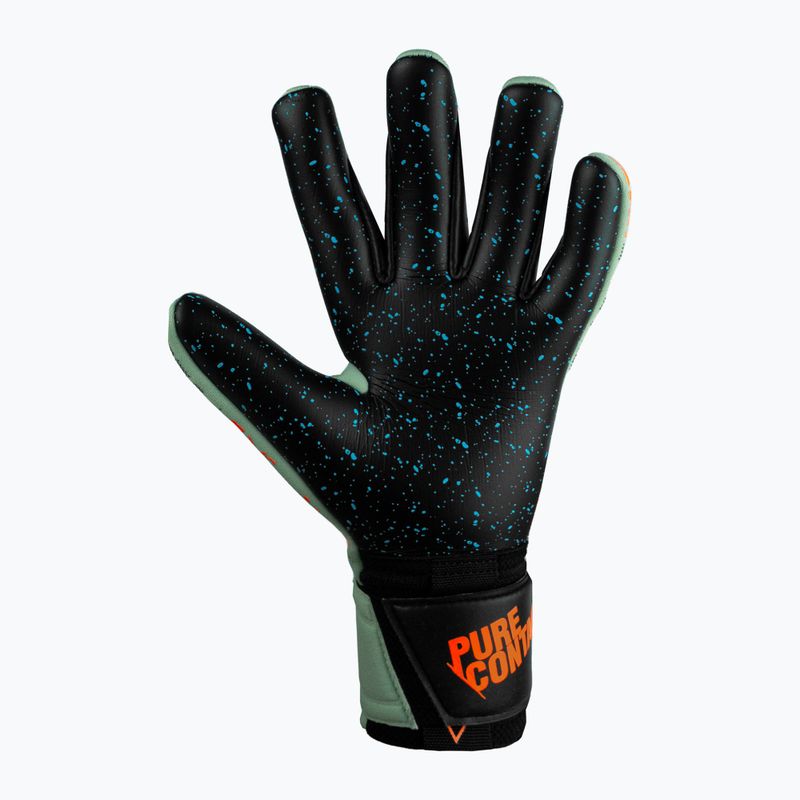 Rękawice bramkarskie Reusch Pure Contact Fusion shark green/shocking orange 5