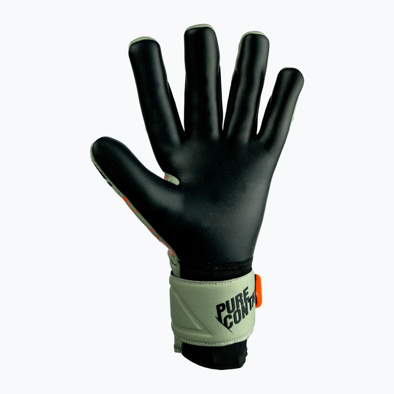 Rękawice bramkarskie Reusch Pure Contact Gold shark green/shocking orange 6