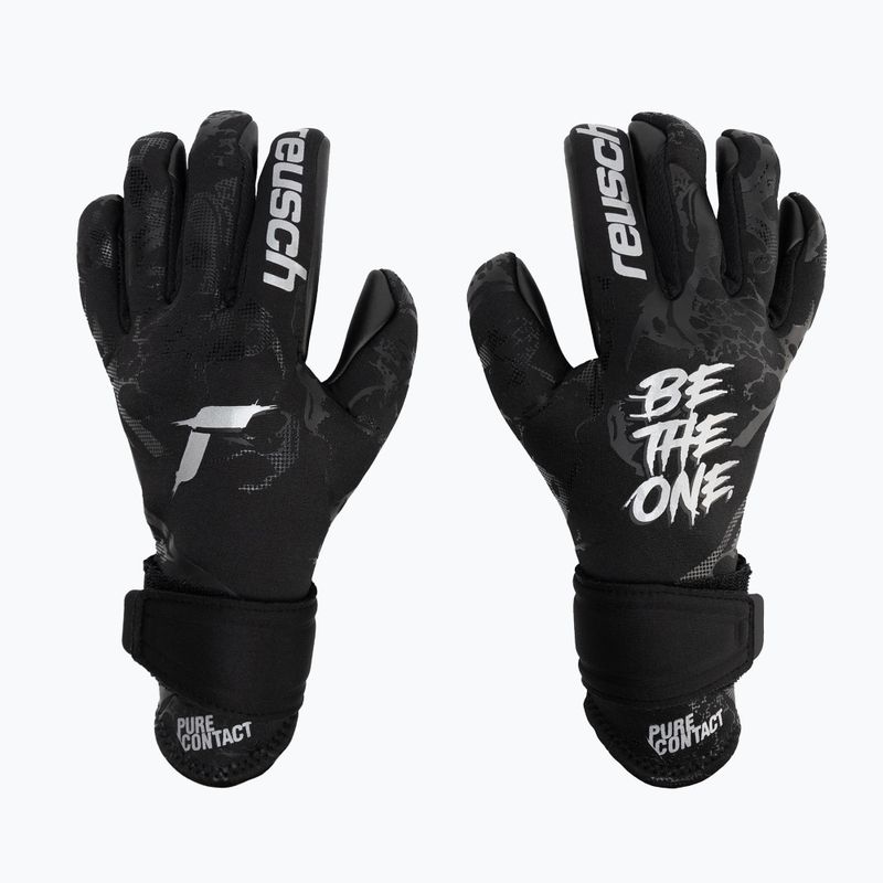 Rękawice bramkarskie dziecięce Reusch Pure Contact Infinity black