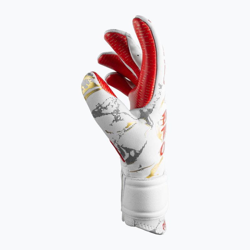 Rękawice bramkarskie Reusch Pure Contact Gold X GluePrint white/gold/fiery red 6
