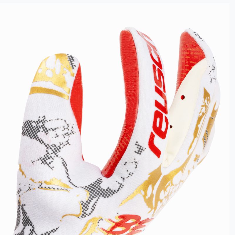 Rękawice bramkarskie Reusch Pure Contact Gold X GluePrint white/gold/fiery red 3