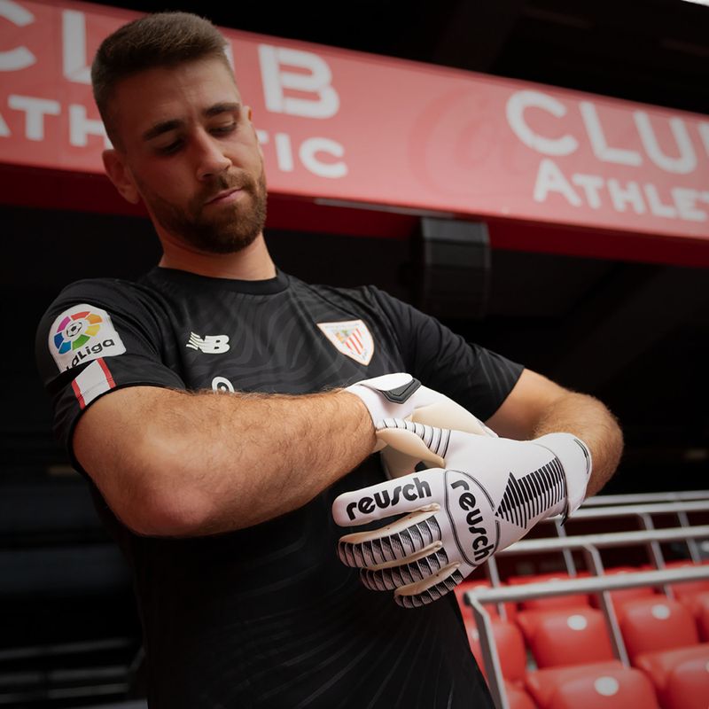 Rękawice bramkarskie Reusch Arrow Gold X white 8