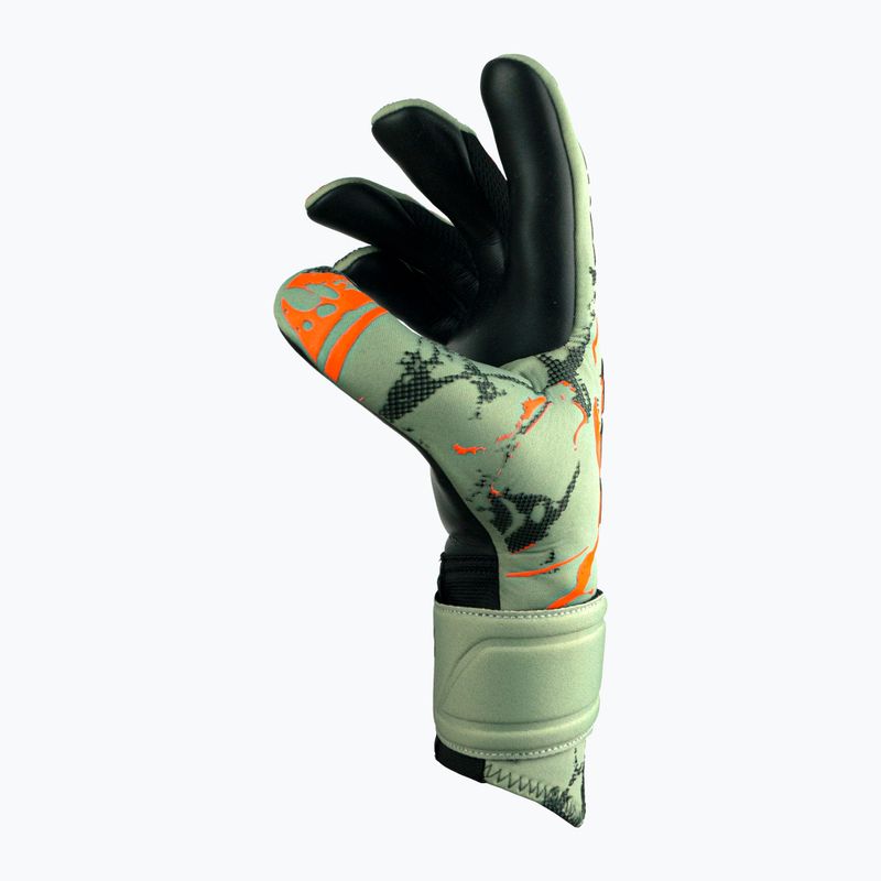 Rękawice bramkarskie dziecięce Reusch Pure Contact Gold shark green/shocking orange 8