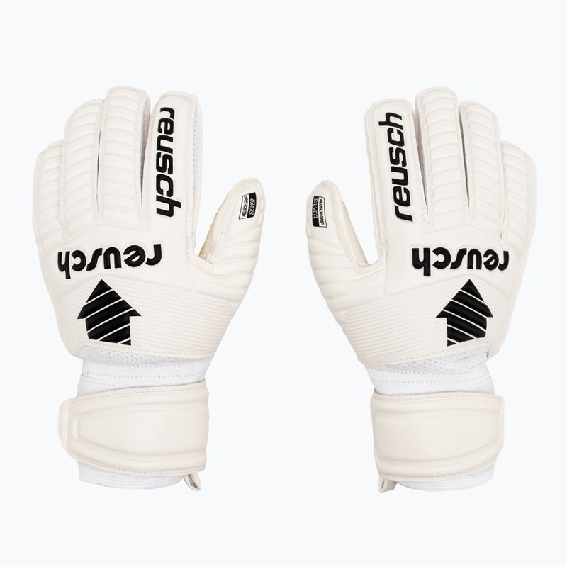 Rękawice bramkarskie dziecięce Reusch Legacy Arrow Silver white