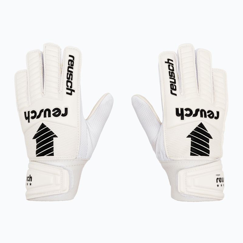 Rękawice bramkarskie dziecięce Reusch Legacy Arrow Solid white