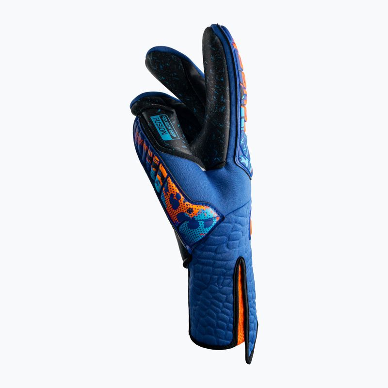 Rękawice bramkarskie Reusch Attrakt Fusion Strapless AdaptiveFlex true blue/schocking orange/black 7