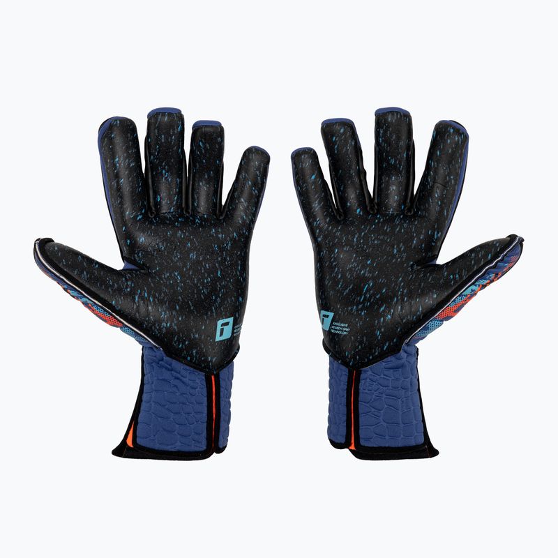 Rękawice bramkarskie Reusch Attrakt Fusion Strapless AdaptiveFlex true blue/schocking orange/black 2