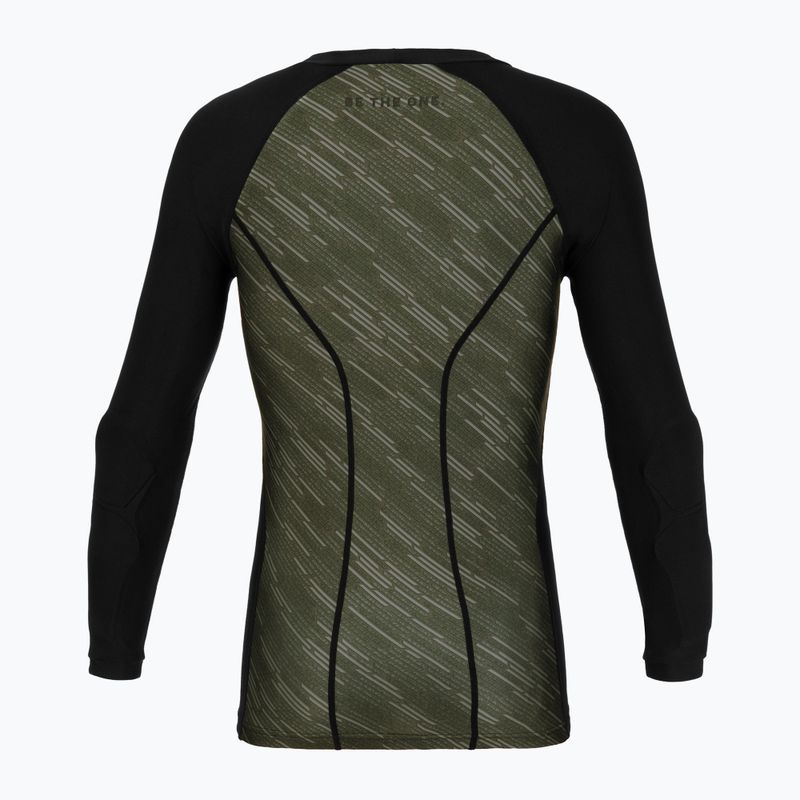 Longsleeve bramkarski Reusch Padded Eco Undershirt black/desert green 2