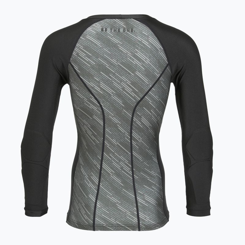 Longsleeve bramkarski Reusch Padded Eco Undershirt black/desert green 2