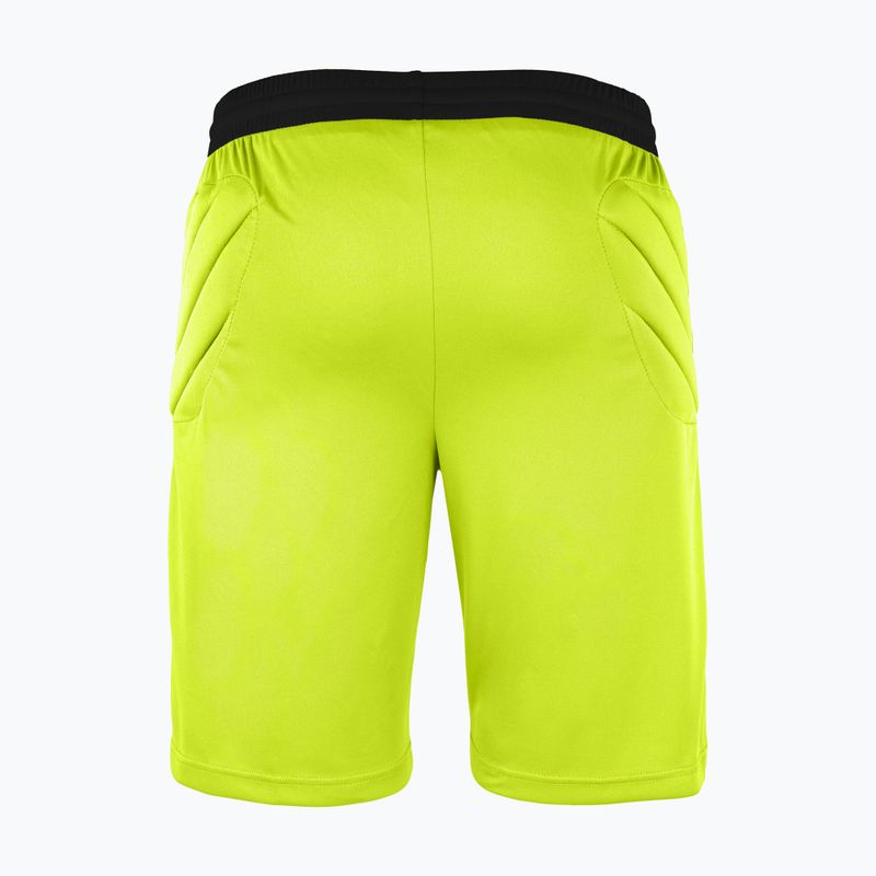 Spodenki bramkarskie dziecięce Reusch Match Short Padded safety yellow/black 2