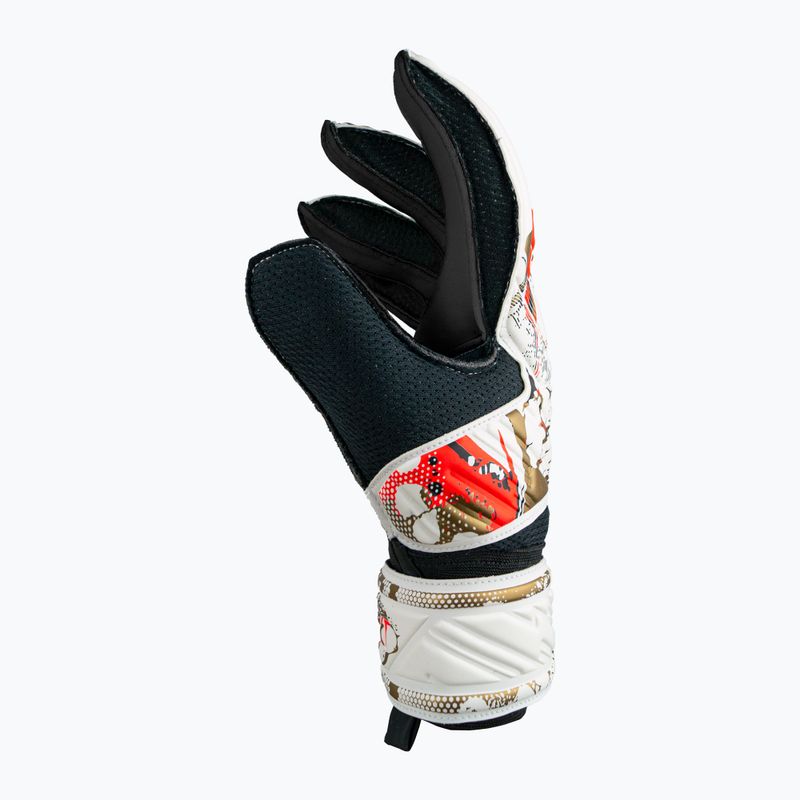 Rękawice bramkarskie Reusch Attrakt Solid white/gold/black 7