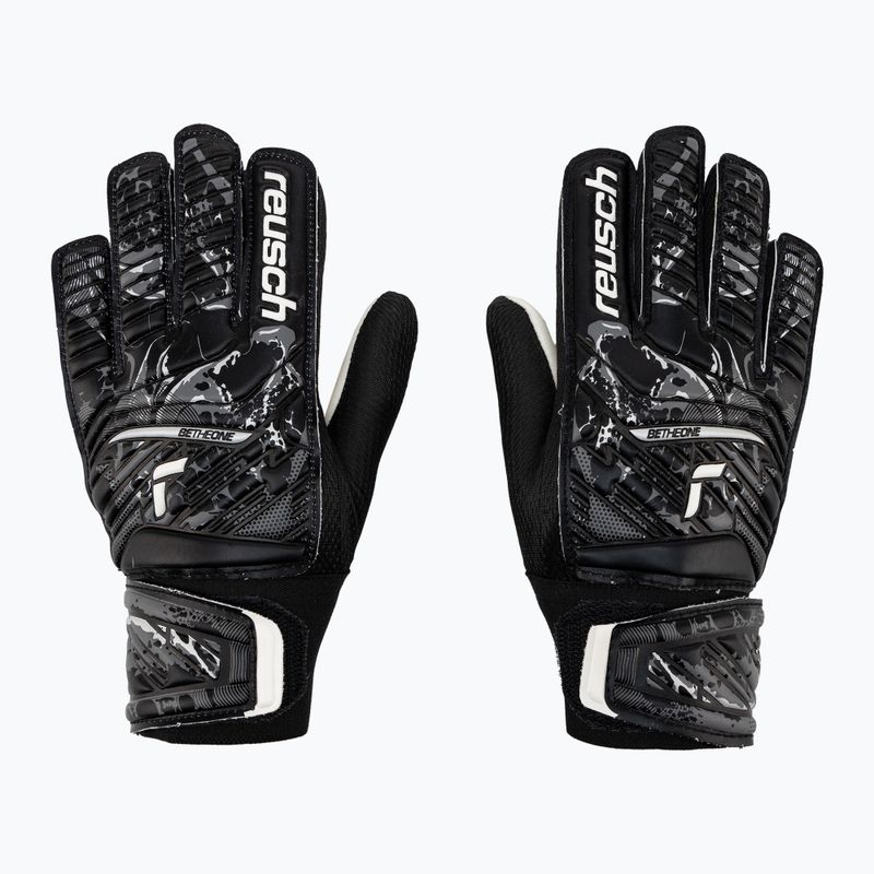 Rękawice bramkarskie dziecięce Reusch Attrakt Starter Solid black