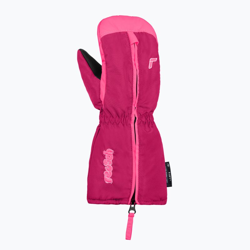 Rękawice narciarskie dziecięce Reusch Tom Mitten fuchsia purple/knockout pink 2