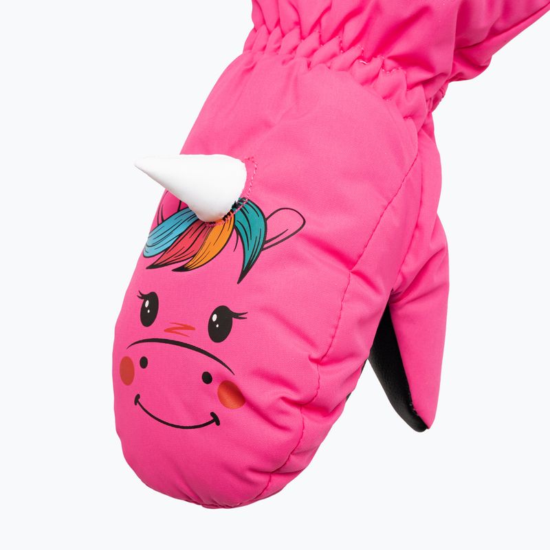 Rękawice zimowe dziecięce Reusch Sweety Mitten pink unicorn 4
