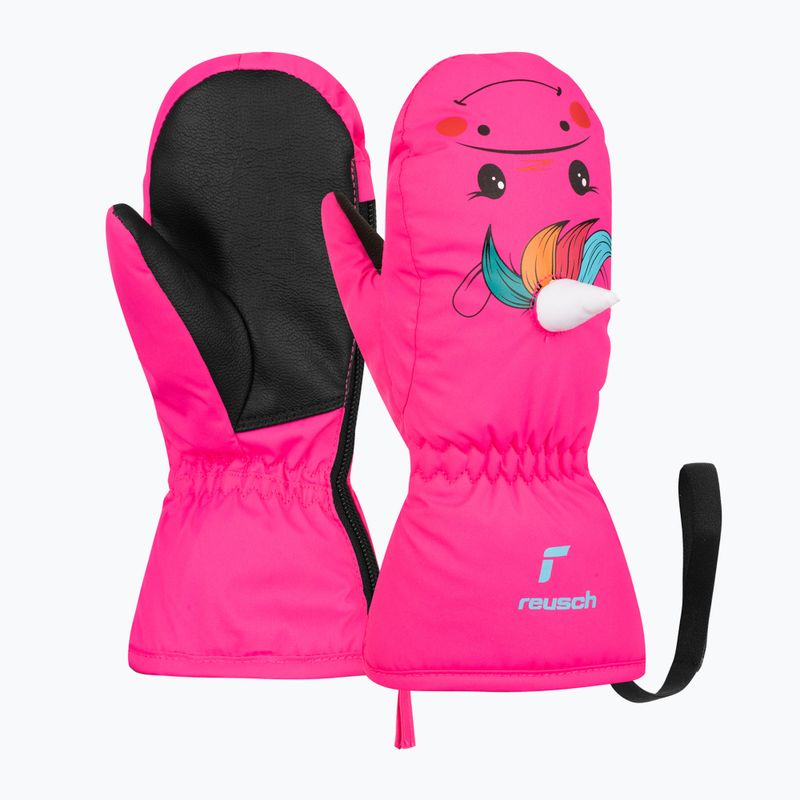 Rękawice zimowe dziecięce Reusch Sweety Mitten pink unicorn 6