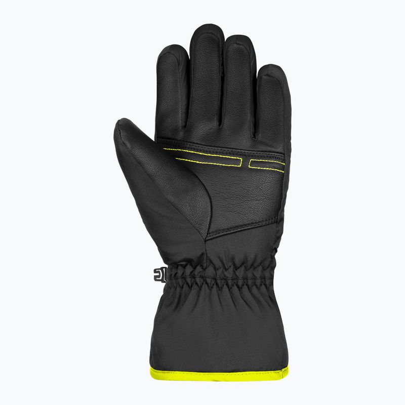 Rękawice narciarskie dziecięce Reusch Alan black/brilliant blue/safety yellow 7
