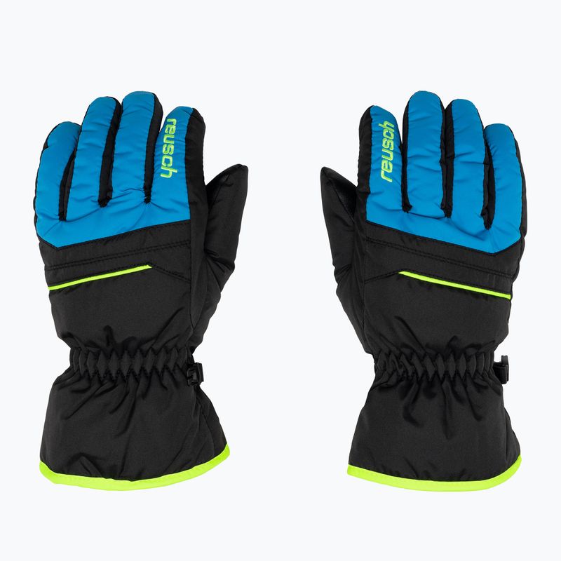 Rękawice narciarskie dziecięce Reusch Alan black/brilliant blue/safety yellow 3
