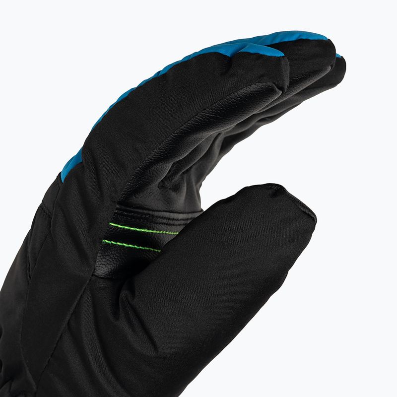 Rękawice narciarskie dziecięce Reusch Alan black/brilliant blue/safety yellow 4