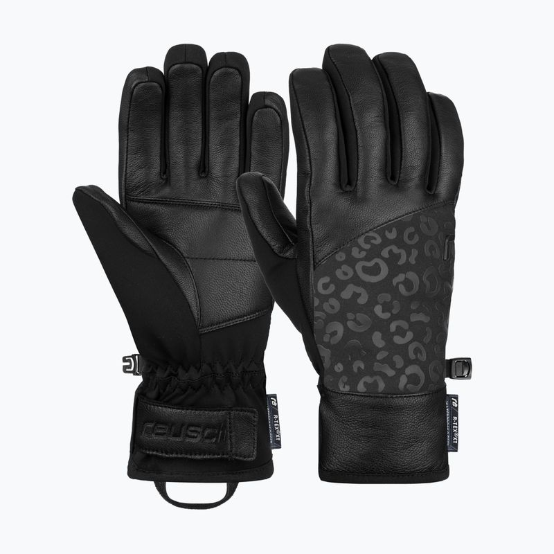 Rękawice narciarskie damskie Reusch Beatrix R-Tex XT black/black leopard 6