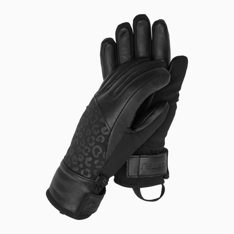 Rękawice narciarskie damskie Reusch Beatrix R-Tex XT black/black leopard