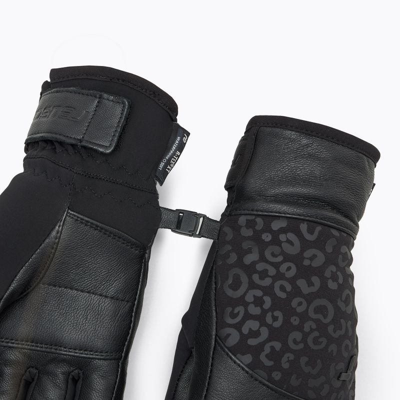 Rękawice narciarskie damskie Reusch Beatrix R-Tex XT black/black leopard 5