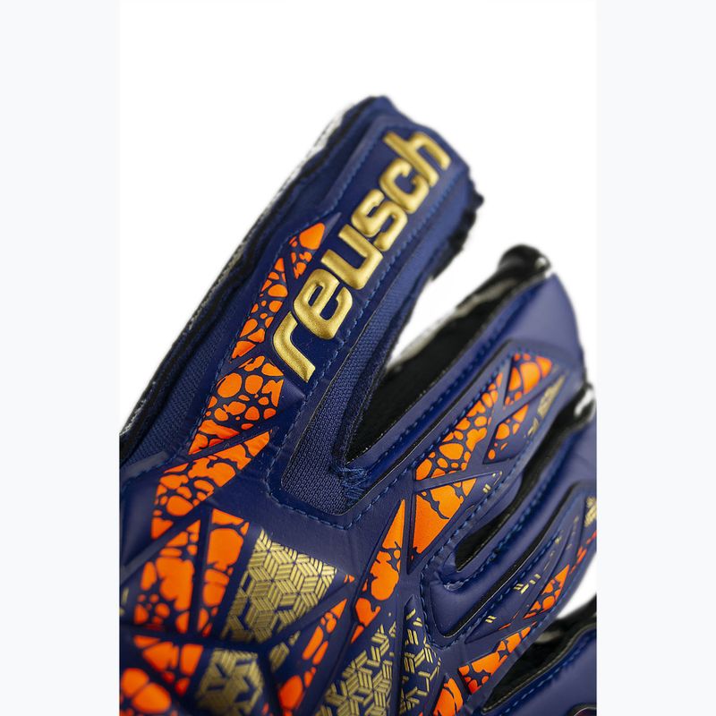 Rękawice bramkarskie Reusch Attrakt Duo Evolution premium blue/gold/black 5