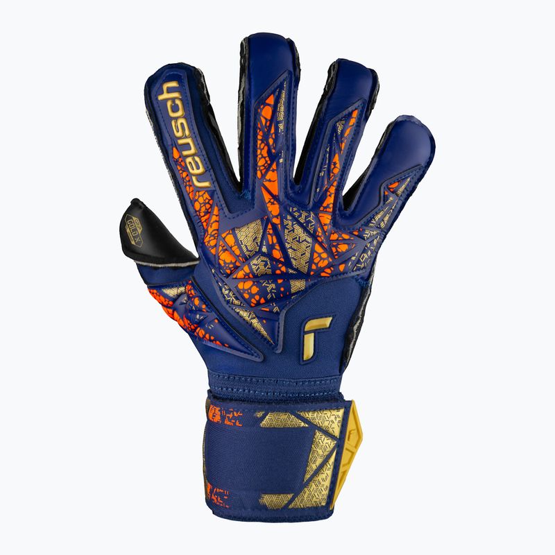 Rękawice bramkarskie Reusch Attrakt Gold X Evolution premium blue/gold/black 2