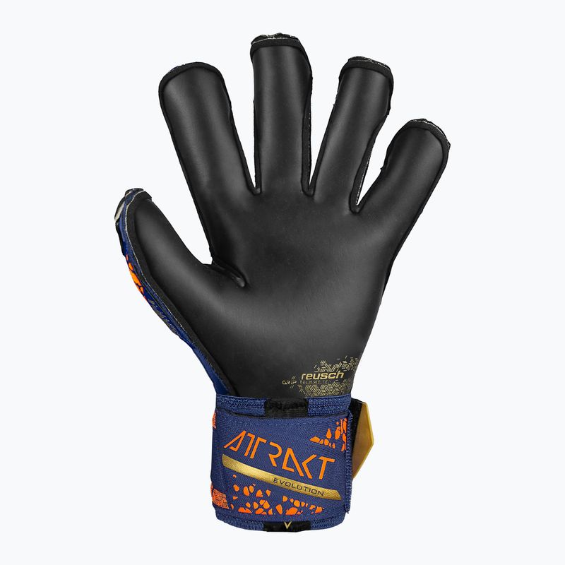Rękawice bramkarskie Reusch Attrakt Gold X Evolution premium blue/gold/black 3