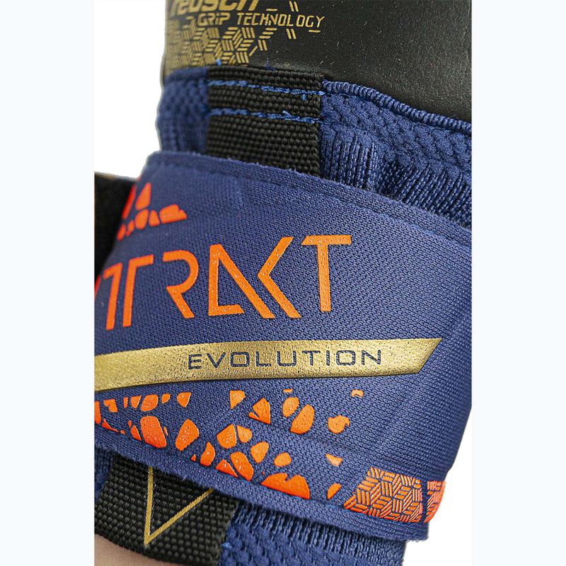 Rękawice bramkarskie Reusch Attrakt Gold X Evolution premium blue/gold/black 8