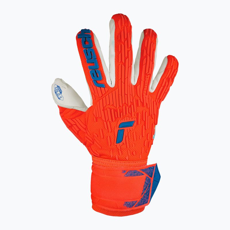 Rękawice bramkarskie Reusch Attrakt Gold X Freegel hyper orange/electric blue 2