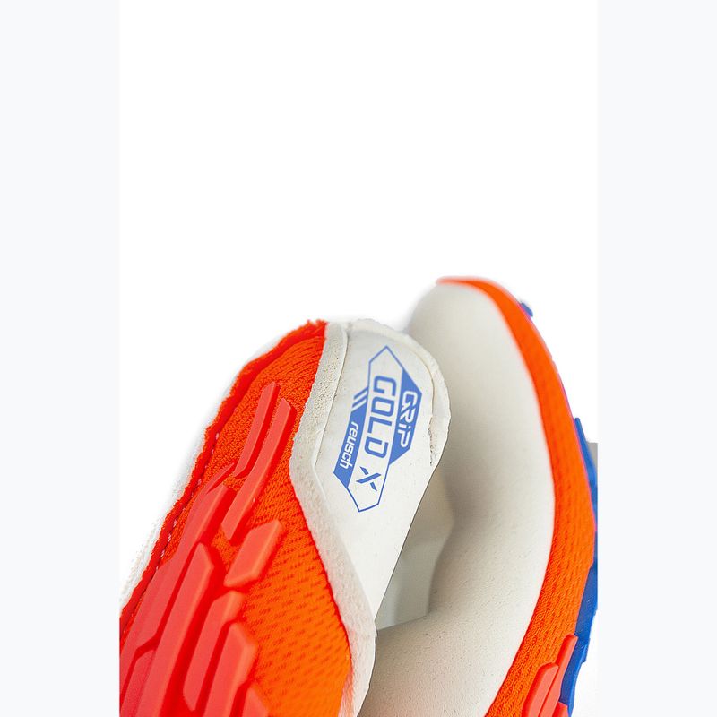 Rękawice bramkarskie Reusch Attrakt Gold X Freegel hyper orange/electric blue 8