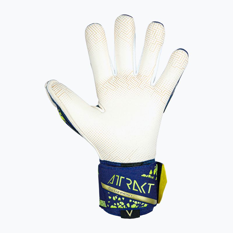 Rękawice bramkarskie Reusch Attrakt Gold X GluePrint premium blue/gold 3
