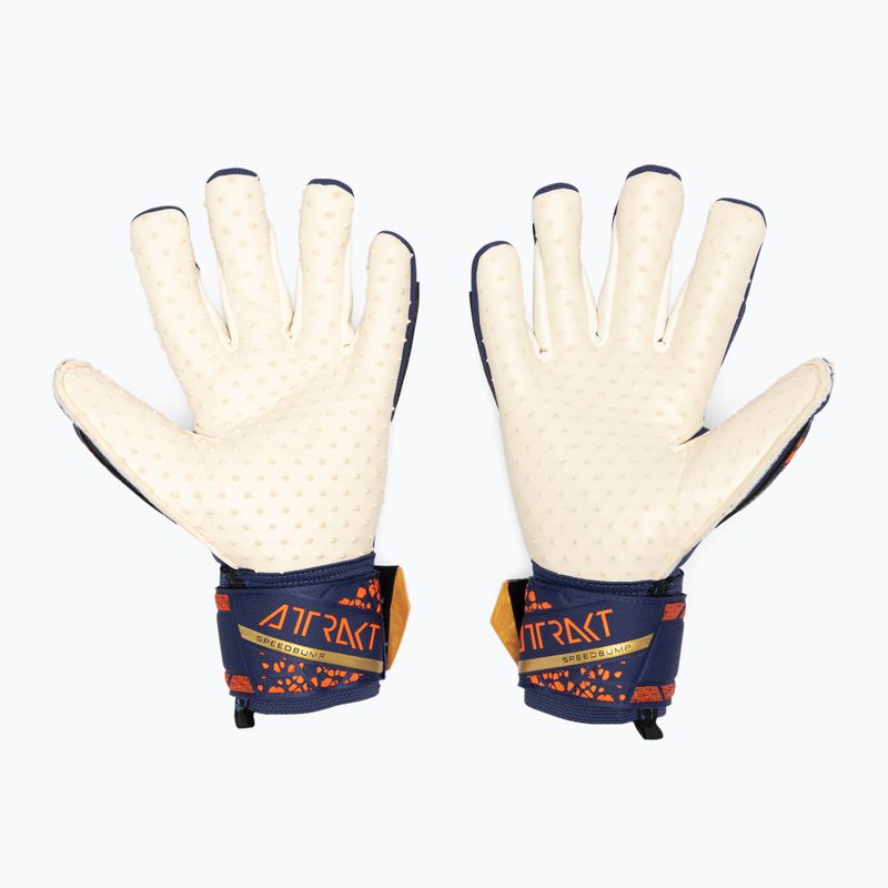Rękawice bramkarskie Reusch Attrakt SpeedBump premium blue/gold 2
