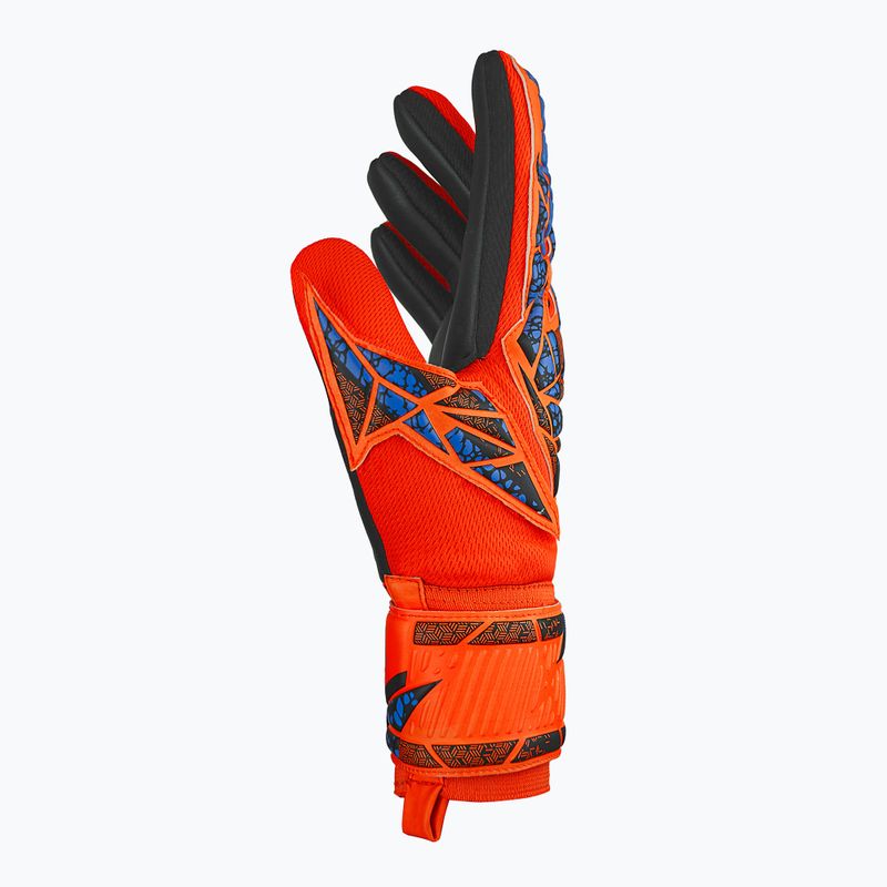 Rękawice bramkarskie Reusch Attrakt Silver NC hyper orng/elec blue/blck 4